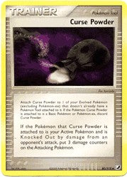 Pokemon EX Unseen Forces Uncommon Card - Curse Powder 80/115