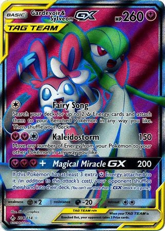 Gardevoir & Sylveon GX - 204/214 - Sun & Moon: Unbroken Bonds Full Art Ultra Rare
