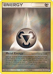 Pokemon EX Power Keepers Rare Card - Metal Energy 88/108