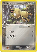 Pokemon EX Holon Phantoms - Meowth