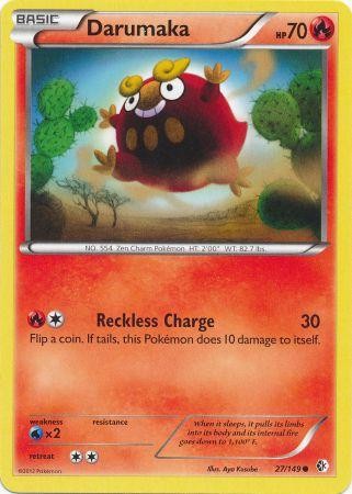 Darumaka 27/149 - Pokemon Boundaries Crossed Common Card