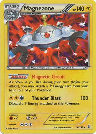 Magnezone 54/162 Holo Rare - Pokemon XY Break Through Card