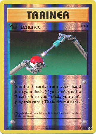 Maintenance 79/108 Uncommon - Reverse Pokemon XY Evolutions Single Card