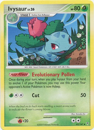 Pokemon Supreme Victors Uncommon Card - Ivysaur 62/147