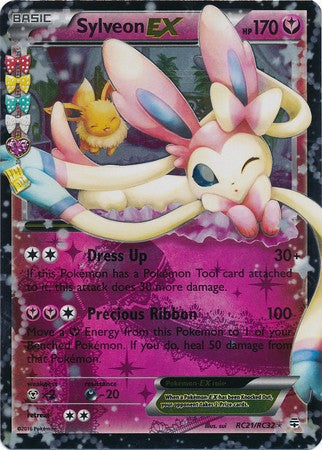 Sylveon EX RC21/RC32 Ultra Rare - Pokemon Generations Card