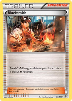 Blacksmith 88/106 - Pokemon XY Flashfire Trainer Uncommon Card