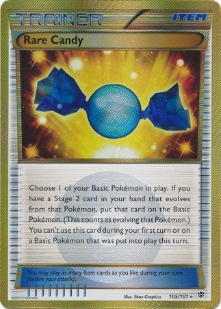 Rare Candy 105/101 - Pokemon Plasma Blast Secret Rare Card