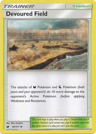 Devoured Field 93/111 Uncommon - Pokemon Crimson Invasion Card