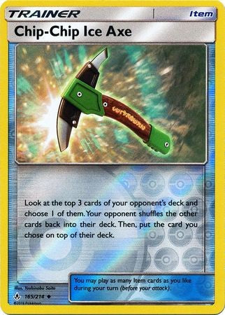 Chip-Chip Ice Axe - 165/214 - Sun & Moon: Unbroken Bonds Uncommon Reverse Holo