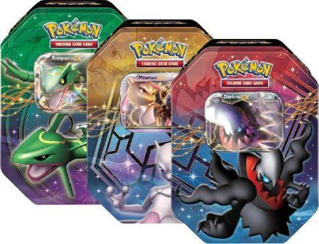 Pokemon 2012 Fall Legends Legendary EX Tin Set (3 Pokemon Tins)