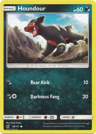 Houndour 58/111 Common - Pokemon Crimson Invasion Card