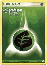 Pokemon Promo Card - Grass Energy (Professor Program)