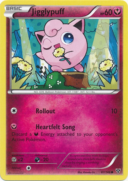 Jigglypuff 87/146 - Pokemon XY Common Card