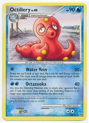 Pokemon Platinum Edition Uncommon Card - Octillery 58/127