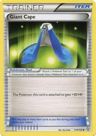 Giant Cape 114/124 - Pokemon Dragons Exalted Uncommon Trainer Card