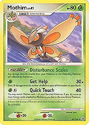 Pokemon Diamond and Pearl Majestic Dawn- Mothim(Uncommon)