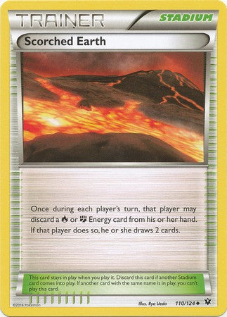 Scorched Earth 110/124 Uncommon - Pokemon XY Fates Collide Card