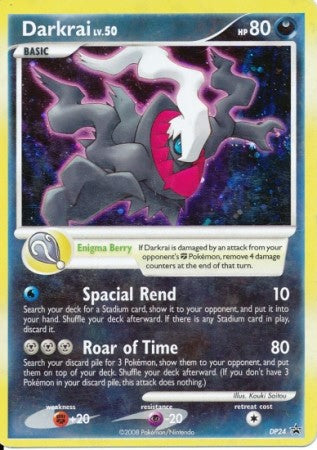 Pokemon Diamond & Pearl Holo Rare Promo Card - Darkrai DP24