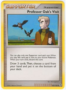 Pokemon Secret Wonders Uncommon Card - Professor Oak's Visit 122/132