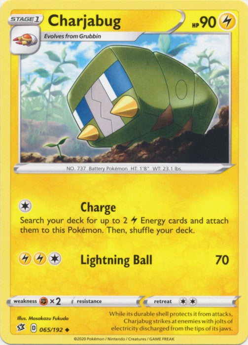 Charjabug - 065/192 Pokemon » SWSH Rebel Clash Uncommon