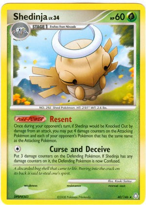 Pokemon Legends Awakened Rare Card - Shedinja 40/146