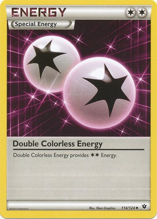 Double Colorless Energy 114/124 Uncommon - Pokemon XY Fates Collide Card