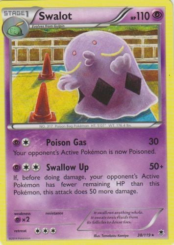 Swalot 38/119 - Rare Pokemon XY Phantom Forces Card