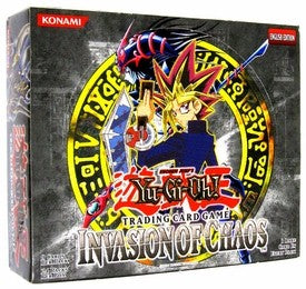 YuGiOh Invasion Of Chaos Booster Box