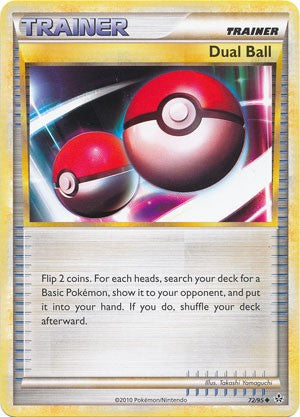 Pokemon Card HS Unleashed Single Uncommon Dual Ball 72/95
