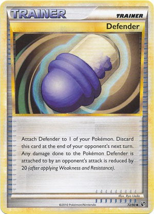 Pokemon Card HeartGold SoulSilver Undaunted Uncommon Defender 72/90