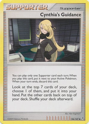 Pokemon Supreme Victors Uncommon Card - Cynthia's Guidance 136/147