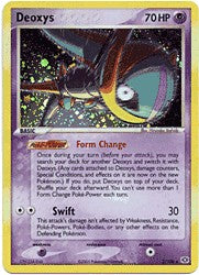 Pokemon EX Emerald Holo Rare Card - Deoxys 2/106