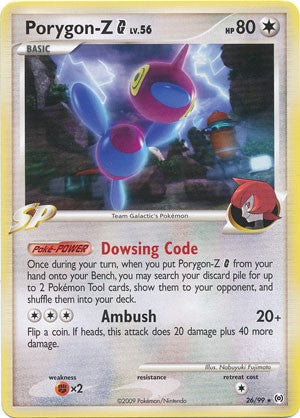 Pokemon Platinum Arceus Single Card Rare Porygon-Z G 26/99