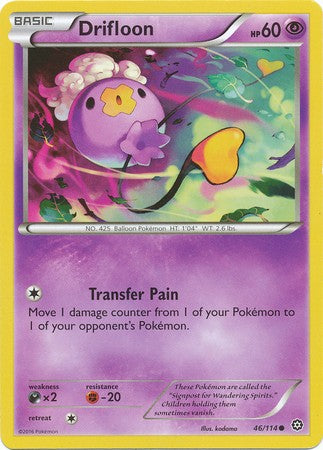 Drifloon 46/114 Common - Pokemon XY Steam Siege Card