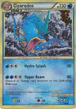 Pokemon Holo Rare Promo Single Card - Gyarados 30/30