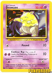 Pokemon Base Set 2 Common Card - Drowzee 73/130