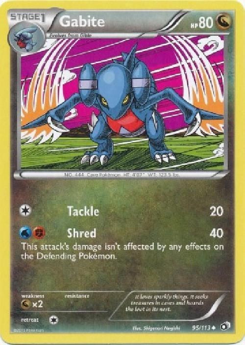Gabite 95/113 - Pokemon Legendary Treasures Uncommon Card