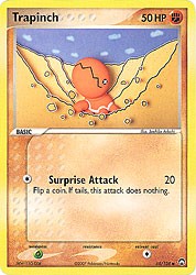 Pokemon EX Power Keepers Common Card - Trapinch 68/108