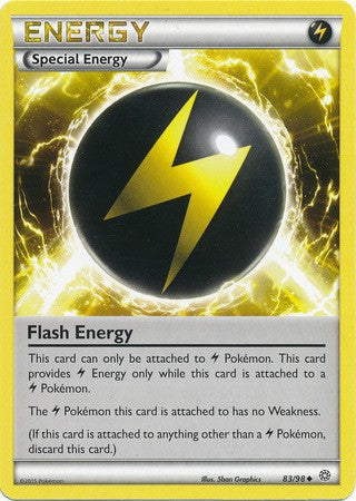 Flash Energy 83/98 UNCOMMON - Pokemon XY Ancient Origins Card
