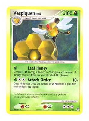 Pokemon Diamond & Pearl Rare Card - Vespiquen 39/130