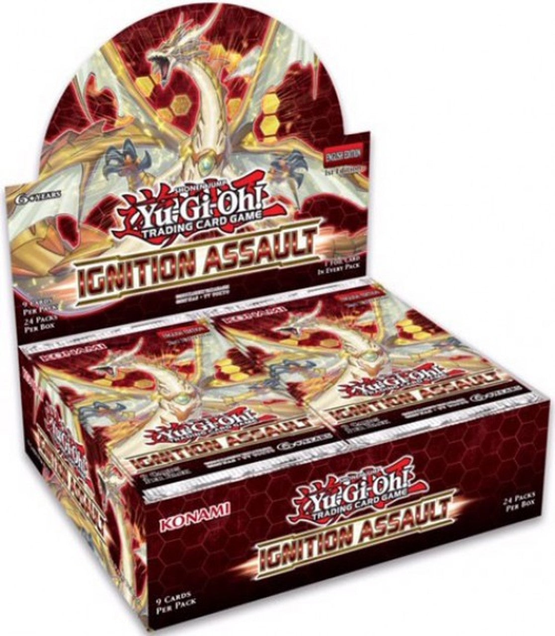 YuGiOh Ignition Assault Booster Box [24 Packs] [Sealed]