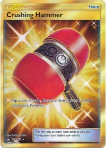 Crushing Hammer 166/156 Secret Rare - Pokemon Ultra Prism