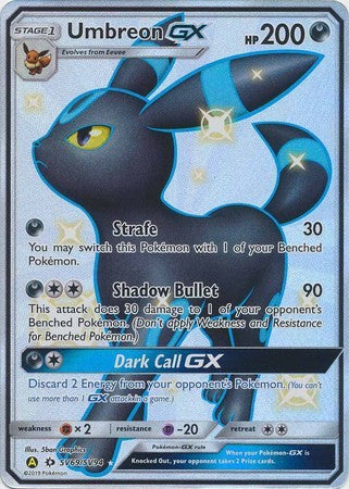 Umbreon GX - SV69/SV94 - Shiny Ultra Rare Sun & Moon: Hidden Fates Singles