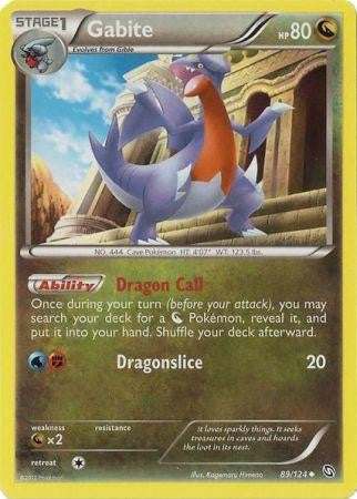 Gabite 89/124 - Pokemon Dragons Exalted Common Card