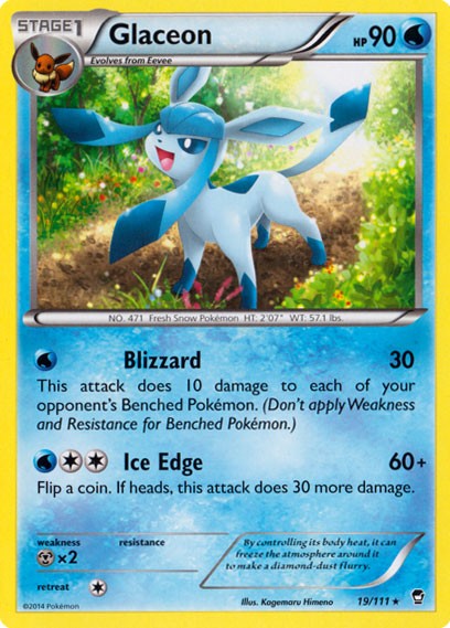 Glaceon 19/111 - Pokemon XY Furious Fists Card