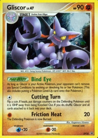 Pokemon Diamond & Pearl Holo Rare Promo Card - Gliscor DP36