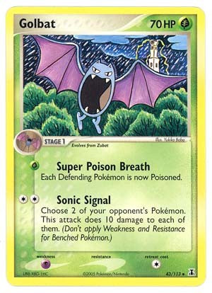 Pokemon EX Delta Species- Golbat
