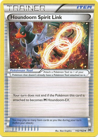 Houndoom Spirit Link 142/162 Uncommon - Pokemon XY Break Through Card