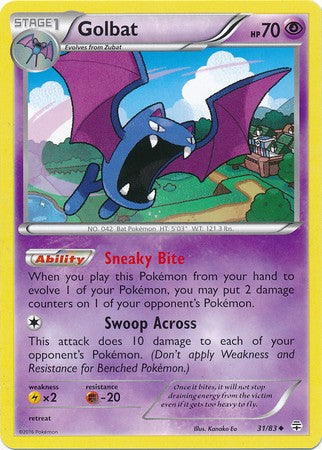 Golbat 31/83 Uncommon - Pokemon Generations Card