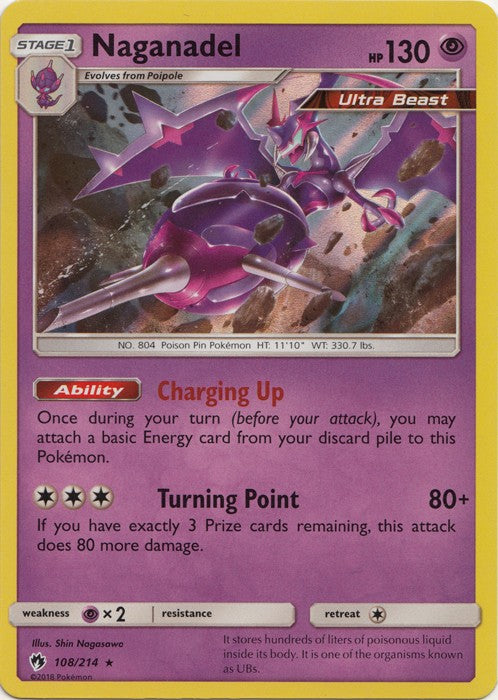 Naganadel (Holo Rare) - 108/214 Pokemon » SM Lost Thunder HR
